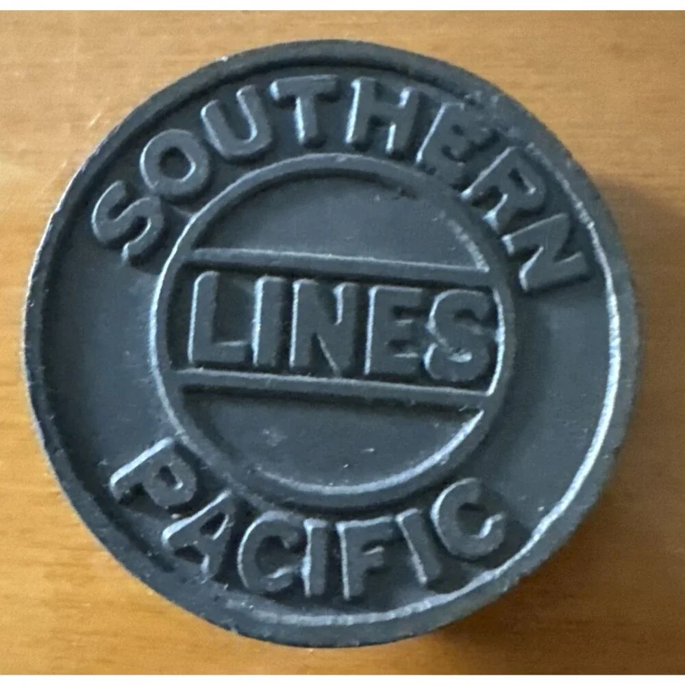 Vintage Heavy Belt Buckles Railroad Train Cablecar Lot of 4